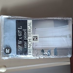 NIB LNT HOME FRENCH TERGAL LIGHT BLUE ONE PANEL